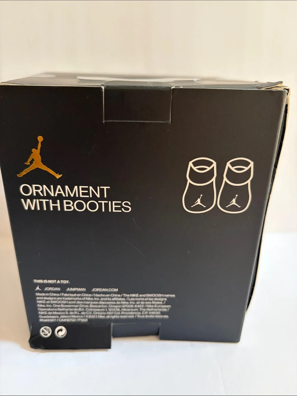 Air Jordan Baby Booties Newborn to 6 Mos Ornament Blue White from Nike